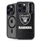 NFL Las Vegas Raiders Distressed iPhone 15 Pro Kickstand Case